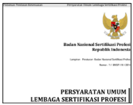 Pedoman BNSP 201